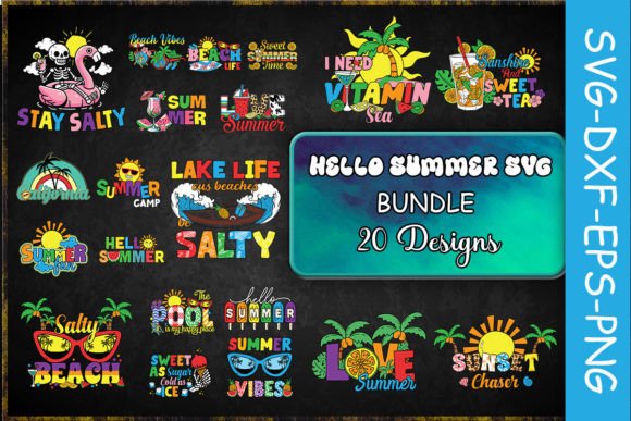Download Hello Summer SVG Bundle - Summer svg Collection