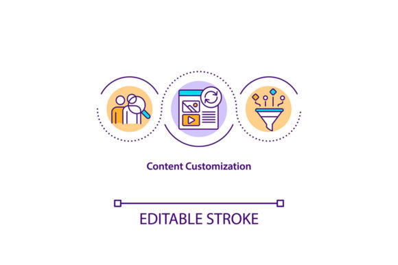 Download Content Customization Concept Icon - Customization Collection