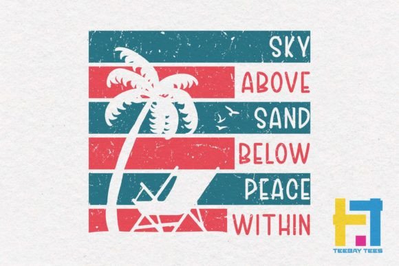 Download Vintage Summer SVG Sky Above, Sand Below - Summer svg Collection