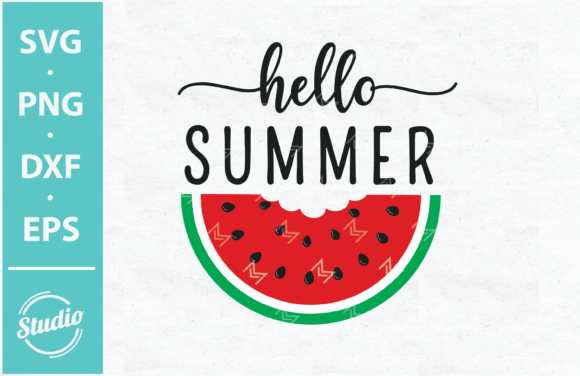 Download Hello Summer Svg, Summer Watermelon Svg - Summer svg Collection
