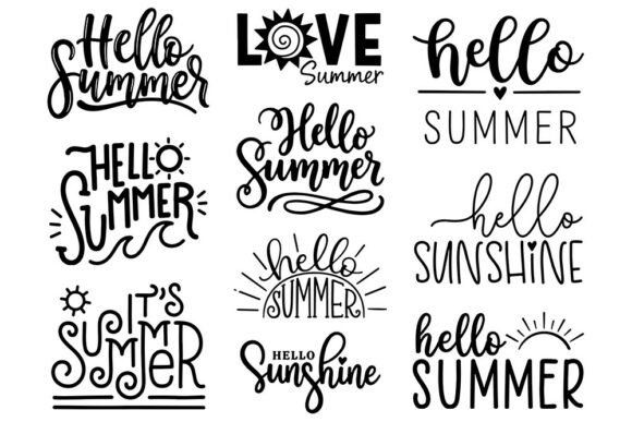 Download Hello Summer SVG Bundle - Summer svg Collection