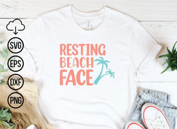 Download Resting Beach Face, Summer Svg Designs - Summer svg Collection