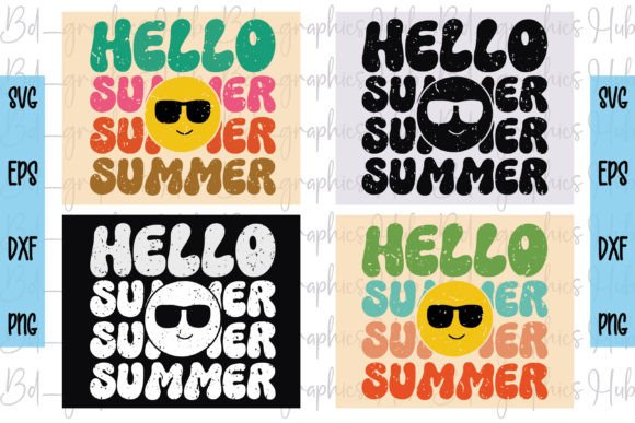 Download Retro Hello Summer Svg - Summer svg Collection