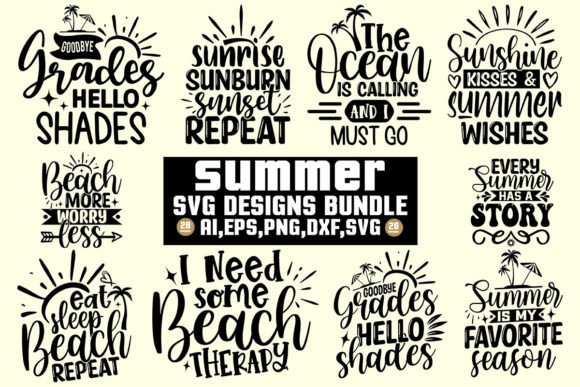 Download Summer Svg Designs Bundle - Summer svg Collection
